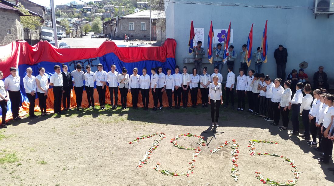 Youth center of Akhaltskha hosts event dedicated to the memory of the victims of the Armenian Genocide